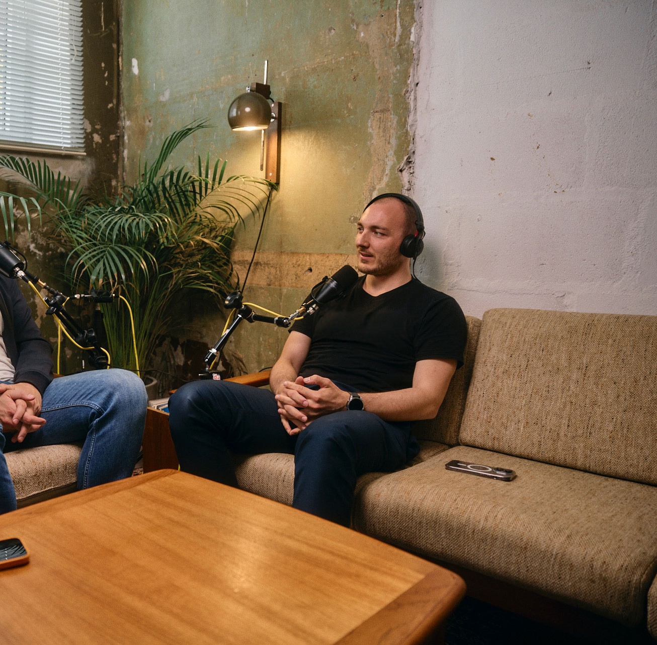 Professionelle Podcast-Aufnahme im Studio